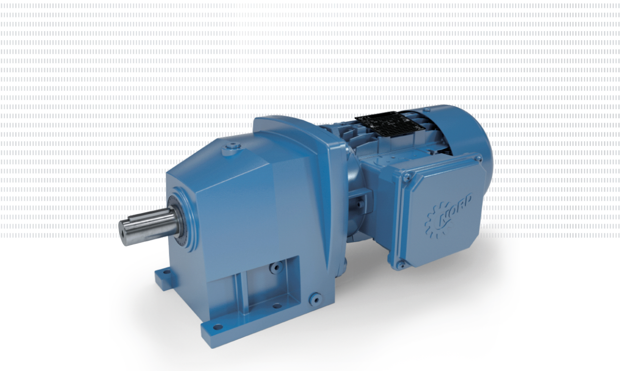 UNICASE helical in-line gearmotor